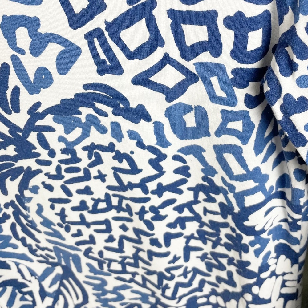 Lilly Pulitzer Sophie Dress Size Medium Indigo Home Slice Blue Pineapple Print - Picture 7 of 9